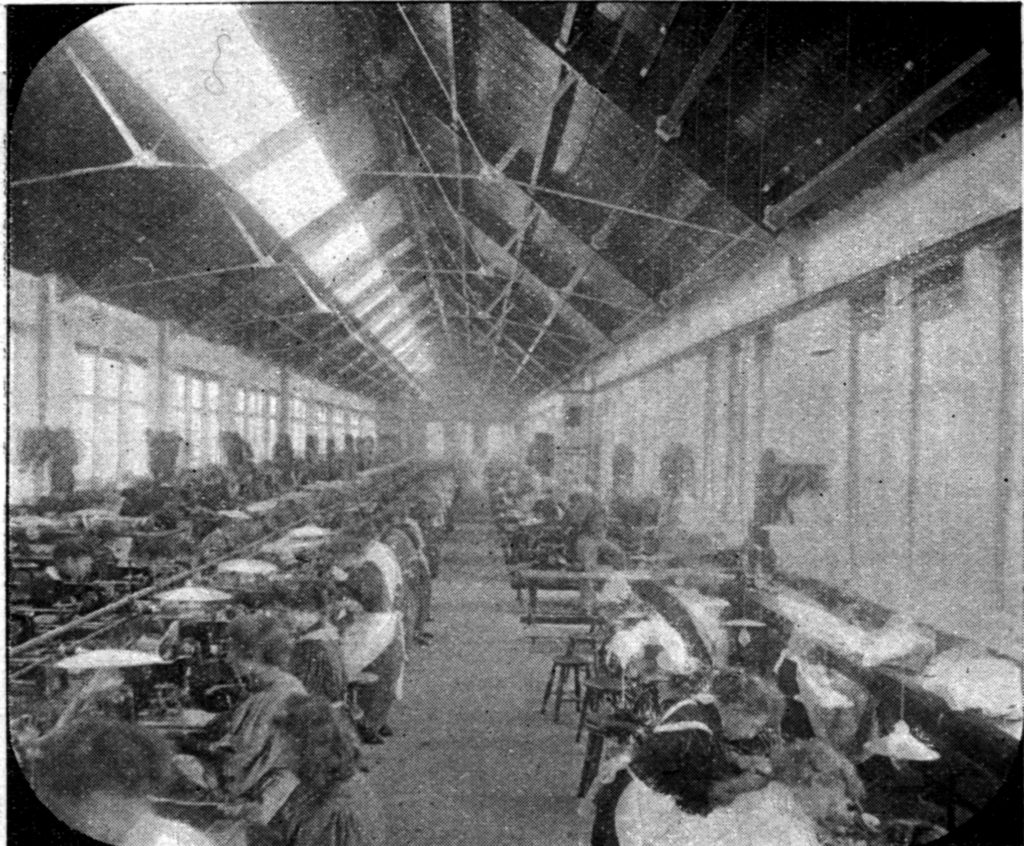 CWS Wheatsheaf factory - stitching room