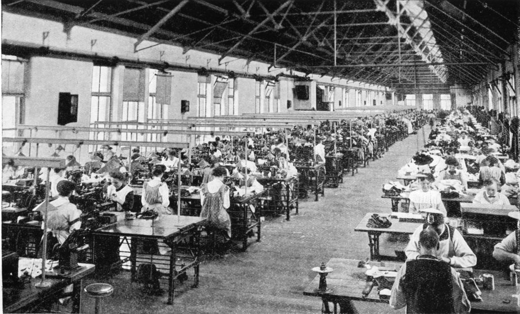 Machinists at work c1913